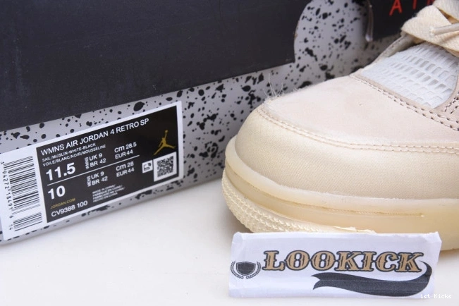 Air x Sail Off-White Jordan 4 CV9388-100 0816